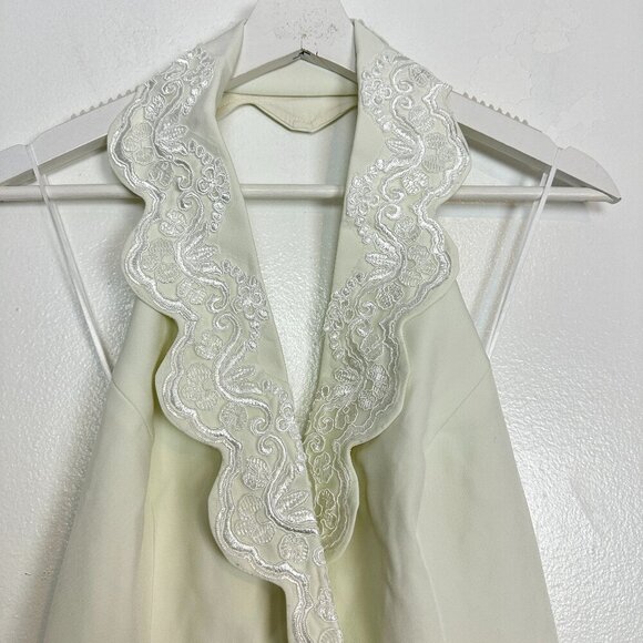 REFORMATION Primrose Vest in Cream Size US 6 NWT - Picture 5 of 11